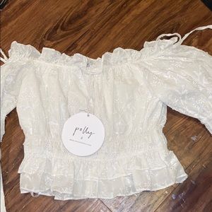 Princess Polly Meet Me In Capri Top White 4